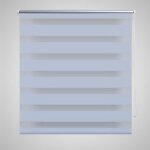 Vidaxl store enrouleur tamisant 50x100 cm blanc store occultant fentre maison 240186