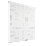 Vidaxl store roulant de douche 80x240 cm Éclaboussures rideau de douche maison 142871 Vidaxl store roulant de douche 80x240 cm Éclaboussures rideau de douche maison 142871