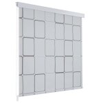 Vidaxl store roulant de douche 80x240 cm carr rideaux de douche salle de bain 142847