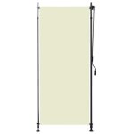 Vidaxl store roulant dextrieur ombre de balcon jardin vranda pergola terrasse rsistant aux uv et  ...