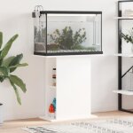Vidaxl support pour aquarium blanc 36x75x725 cm bois ding�nierie 833647