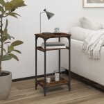 Vidaxl table dappoint chêne fumé 40x30x75 cm bois dingénierie 825799 Vidaxl table dappoint chêne fumé 40x30x75 cm bois dingénierie 825799