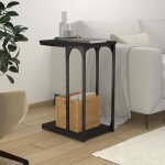 Vidaxl table dappoint noir 40x30x60 cm bois ding�nierie 825817