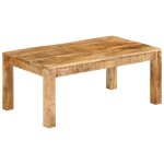 Vidaxl table basse 100x55x40 cm bois de manguier massif 353767