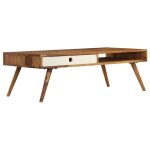 Vidaxl table basse rangement salon canapé table appoint bois de sesham massif 246223 Vidaxl table basse rangement salon canapé table appoint bois de sesham massif 246223