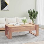 Vidaxl table basse 110 x 60 x 40 cm bois de teck massif Vidaxl table basse 110 x 60 x 40 cm bois de teck massif