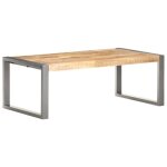 Vidaxl table basse 110x60x40 cm bois de manguier brut Vidaxl table basse 110x60x40 cm bois de manguier brut