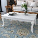 Vidaxl table basse 115x65x42 cm blanc brillant Vidaxl table basse 115x65x42 cm blanc brillant