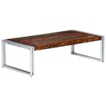 Vidaxl table basse 120 x 60 x 35 cm bois de rcupration solide
