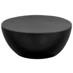 Vidaxl table basse aluminium martelé 70 x 30 cm noir Vidaxl table basse aluminium martelé 70 x 30 cm noir