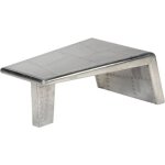 Vidaxl table basse aviator style davion vintage aluminium