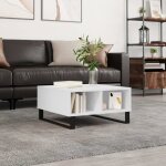 Vidaxl table basse blanc 60x60x30 cm bois dingénierie 827044 Vidaxl table basse blanc 60x60x30 cm bois dingénierie 827044