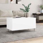 Vidaxl table basse blanc 90x445x45 cm bois ding�nierie 830972