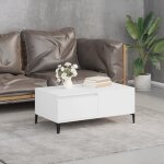 Vidaxl table basse blanc 90x50x365 cm bois dingénierie 821116 Vidaxl table basse blanc 90x50x365 cm bois dingénierie 821116