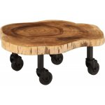 Vidaxl table basse bois dacacia massif 60x55x25 cm 244950