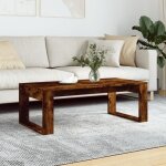 Vidaxl table basse chne fum 102x50x35 cm bois dingnierie 823363