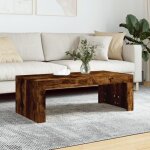 Vidaxl table basse chne fum 102x50x36 cm bois dingnierie 823371