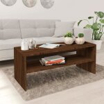 Vidaxl table basse chêne marron 100x40x40 cm bois dingénierie 815257 Vidaxl table basse chêne marron 100x40x40 cm bois dingénierie 815257