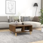 Vidaxl table basse chne marron 60x60x30 cm agglomr brun tableau 13. 7kg