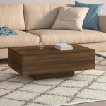 Vidaxl table basse chêne marron 85x55x31 cm bois dingénierie 815761 Vidaxl table basse chêne marron 85x55x31 cm bois dingénierie 815761