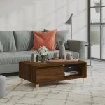 Vidaxl table basse chêne marron 90x60x35 cm aggloméré brun tableau 20. 8kg Vidaxl table basse chêne marron 90x60x35 cm aggloméré brun tableau 20. 8kg