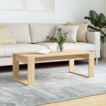 Vidaxl table basse chne sonoma 102x50x35 cm bois dingnierie 823361