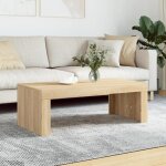 Vidaxl table basse chêne sonoma 102x50x36 cm bois dingénierie 823369 Vidaxl table basse chêne sonoma 102x50x36 cm bois dingénierie 823369