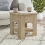 Vidaxl table basse ch�ne sonoma 40x40x42 cm bois ding�nierie