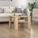 Vidaxl table basse chêne sonoma 60 x 60 x 42 cm aggloméré Vidaxl table basse chêne sonoma 60 x 60 x 42 cm aggloméré