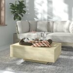 Vidaxl table basse chne sonoma 85x55x31 cm agglomr
