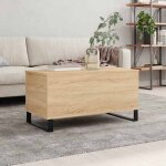 Vidaxl table basse chne sonoma 90x445x45 cm bois dingnierie 830983