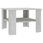 Vidaxl table basse gris cement 60 x 60 x 42 cm aggloméré Vidaxl table basse gris cement 60 x 60 x 42 cm aggloméré