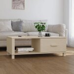 Vidaxl table basse hamar marron miel 100x55x35 cm bois massif de pin 340452 Vidaxl table basse hamar marron miel 100x55x35 cm bois massif de pin 340452