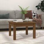 Vidaxl table basse marron miel 45x45x30 cm bois massif de pin 814227 Vidaxl table basse marron miel 45x45x30 cm bois massif de pin 814227