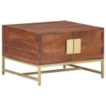 Vidaxl table basse marron miel 67x67x45 cm bois solide dacacia Vidaxl table basse marron miel 67x67x45 cm bois solide dacacia