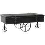 Vidaxl table basse mdf et bois de sapin 110 x 55 x 43 cm Vidaxl table basse mdf et bois de sapin 110 x 55 x 43 cm