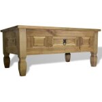 Vidaxl table basse pin mexicain gamme corona 100x55x44 cm table de salon 243736 Vidaxl table basse pin mexicain gamme corona 100x55x44 cm table de salon 243736