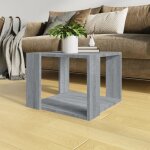 Vidaxl table basse sonoma gris 40x40x30 cm bois dingénierie 815169 Vidaxl table basse sonoma gris 40x40x30 cm bois dingénierie 815169