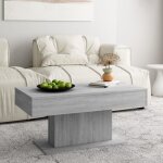 Vidaxl table basse sonoma gris 96x50x45 cm bois dingénierie 815835 Vidaxl table basse sonoma gris 96x50x45 cm bois dingénierie 815835