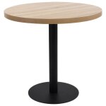 Vidaxl table de bistro marron clair 80 cm mdf Vidaxl table de bistro marron clair 80 cm mdf