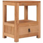 Vidaxl table de chevet 40 x 30 x 50 cm bois de teck solide Vidaxl table de chevet 40 x 30 x 50 cm bois de teck solide