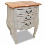 Vidaxl table de chevet bois de r�cup�ration massif 48 x 35 x 64 cm