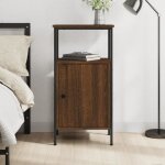Vidaxl table de chevet chêne marron 41x31x80 cm bois dingénierie 825931 Vidaxl table de chevet chêne marron 41x31x80 cm bois dingénierie 825931