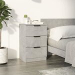Vidaxl table de chevet gris béton 40x36x65 cm 811276 Vidaxl table de chevet gris béton 40x36x65 cm 811276