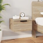 Vidaxl table de chevet murale chêne sonoma 34x30x20 cm811382 Vidaxl table de chevet murale chêne sonoma 34x30x20 cm811382