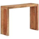 Vidaxl table console 110x30x76 cm bois massif dacacia 351650