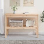 Vidaxl table console 110x40x75 cm bois massif de pin 814299 Vidaxl table console 110x40x75 cm bois massif de pin 814299