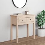 Vidaxl table console 70x35x75 cm bois massif de pin 814609 Vidaxl table console 70x35x75 cm bois massif de pin 814609