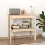 Vidaxl table console 80x40x75 cm bois massif de pin 814304 Vidaxl table console 80x40x75 cm bois massif de pin 814304