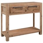 Vidaxl table console 82x33x73 cm bois dacacia massif Vidaxl table console 82x33x73 cm bois dacacia massif